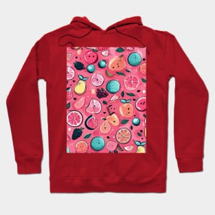 Cute fruits patterns, cute colorful fruits pattern gift ideas Hoodie